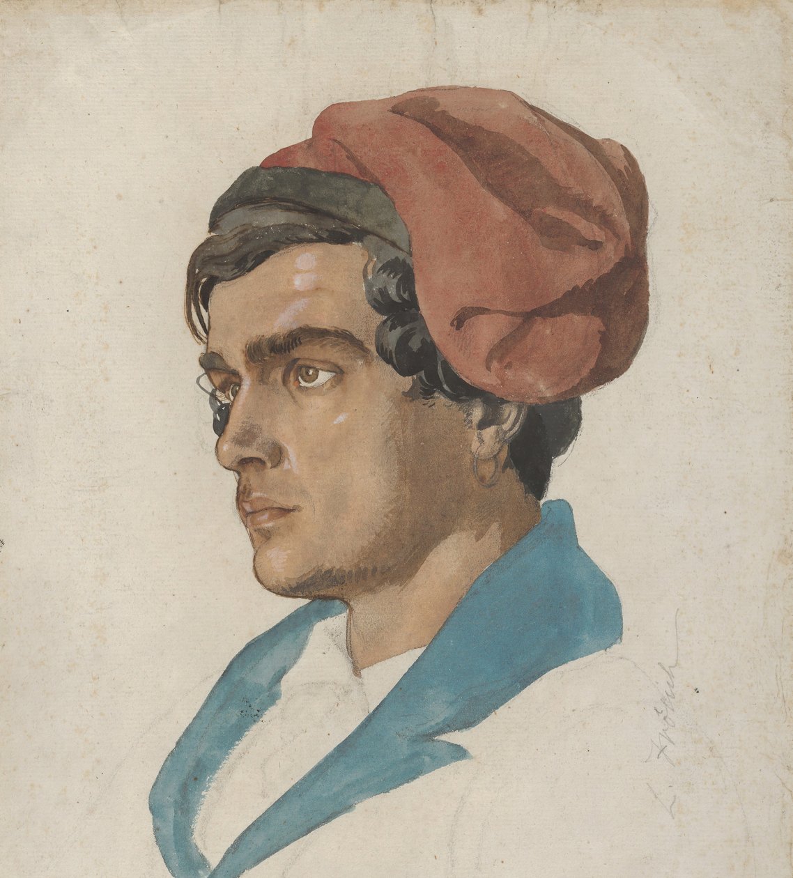 Kierownik Gabinetu Rybaka z Capri, ca. 1849. autorstwa Lorenz Frølich
