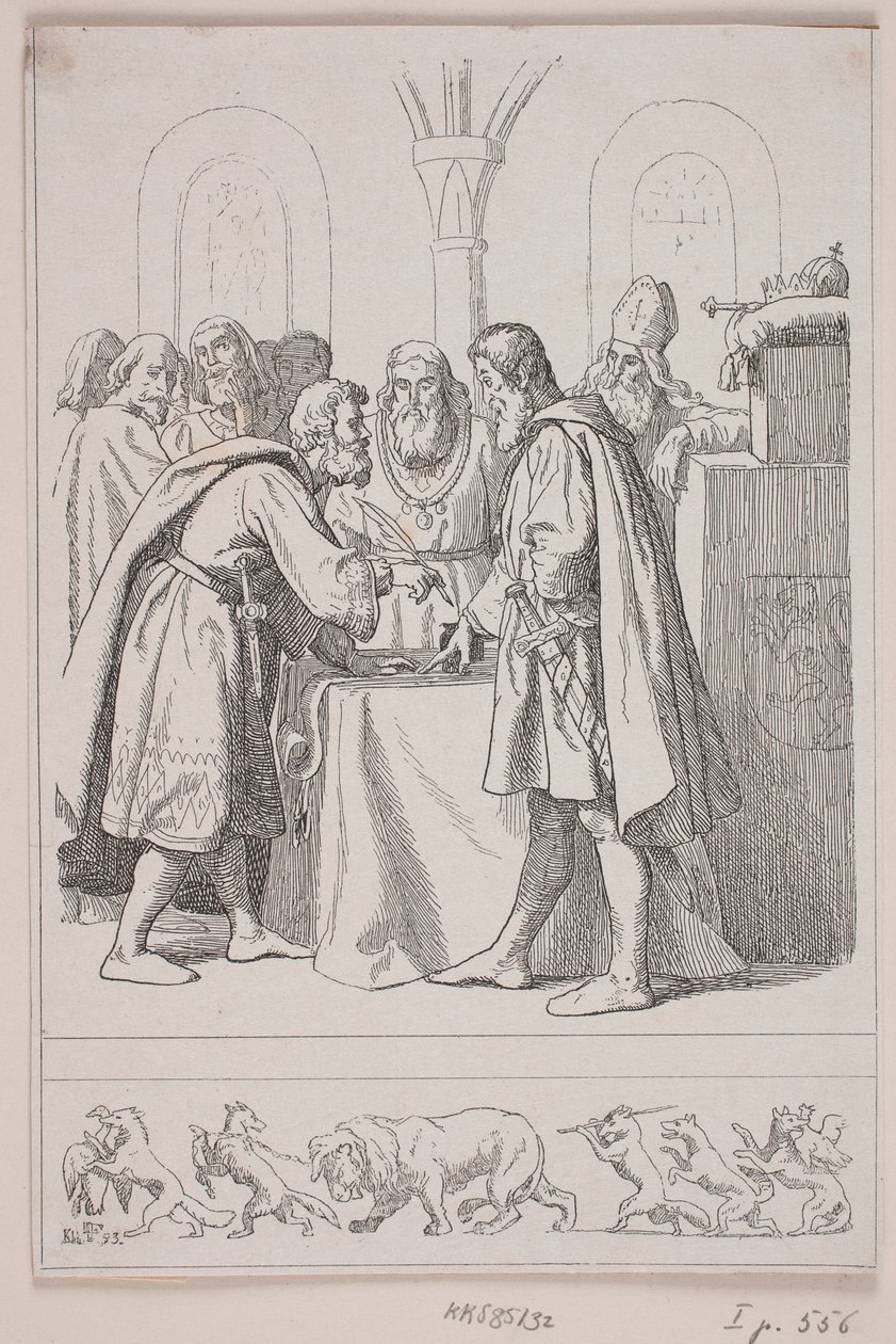 Ilustracja do „Chrystusa Drugiego. Całkowite rozwiązanie Królestwa” autorstwa Lorenz Frølich