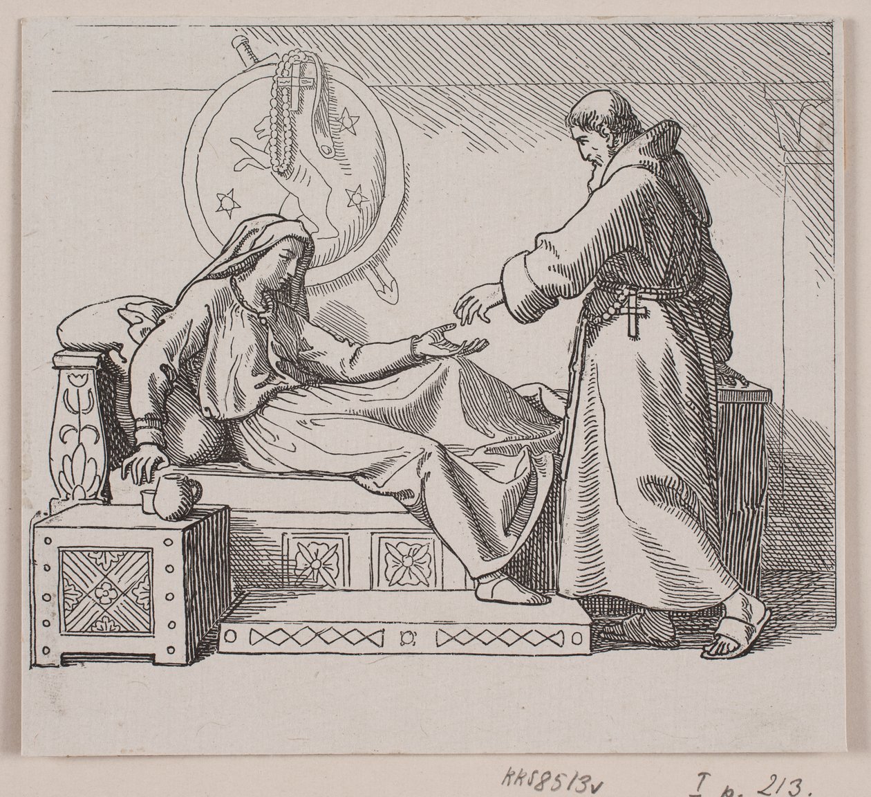 Ilustracja do „Pociągu Svenda Tveskæga do Anglii i bitwy pod Svold” autorstwa Lorenz Frølich