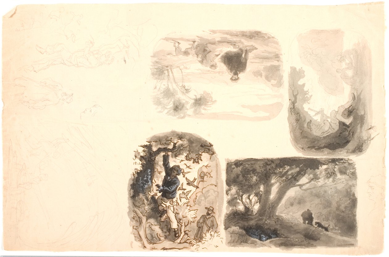 Ilustracjesudkast autorstwa Lorenz Frølich