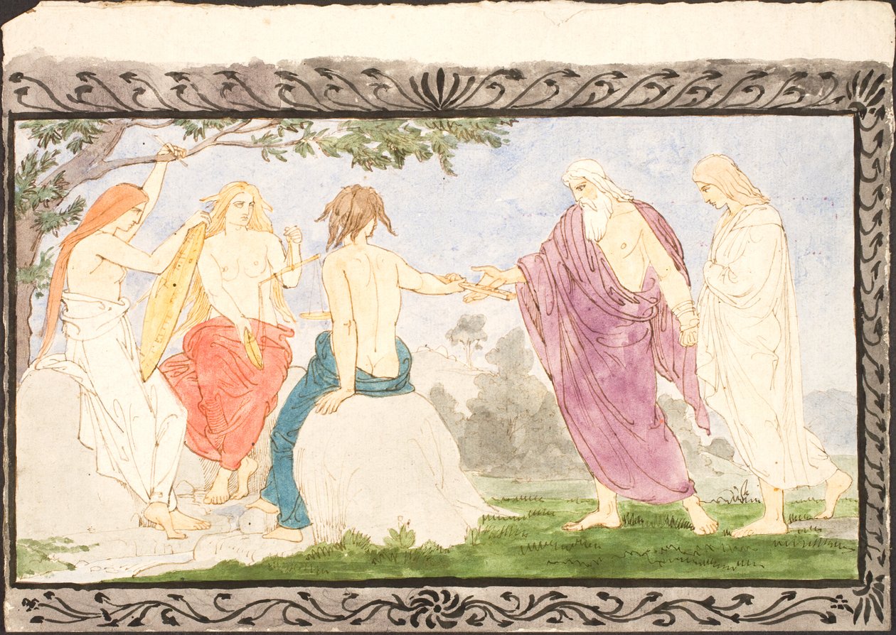 Mitologiczne sceny i szkice autorstwa Lorenz Frølich