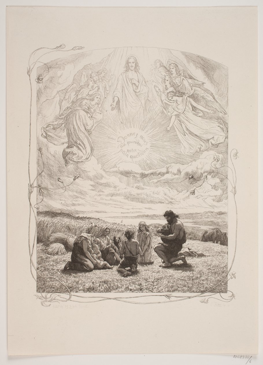 Ilustracja do „Modlitwy Pańskiej” autorstwa Lorenz Frølich