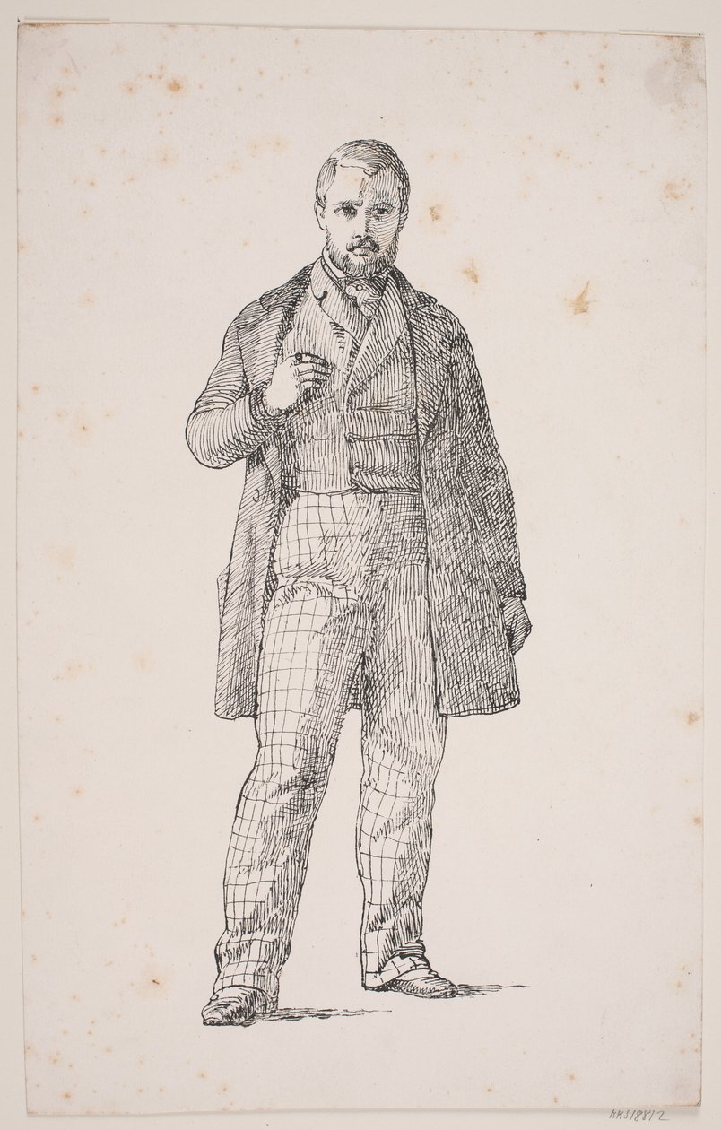 Autoportret L. Frølicha autorstwa Lorenz Frølich