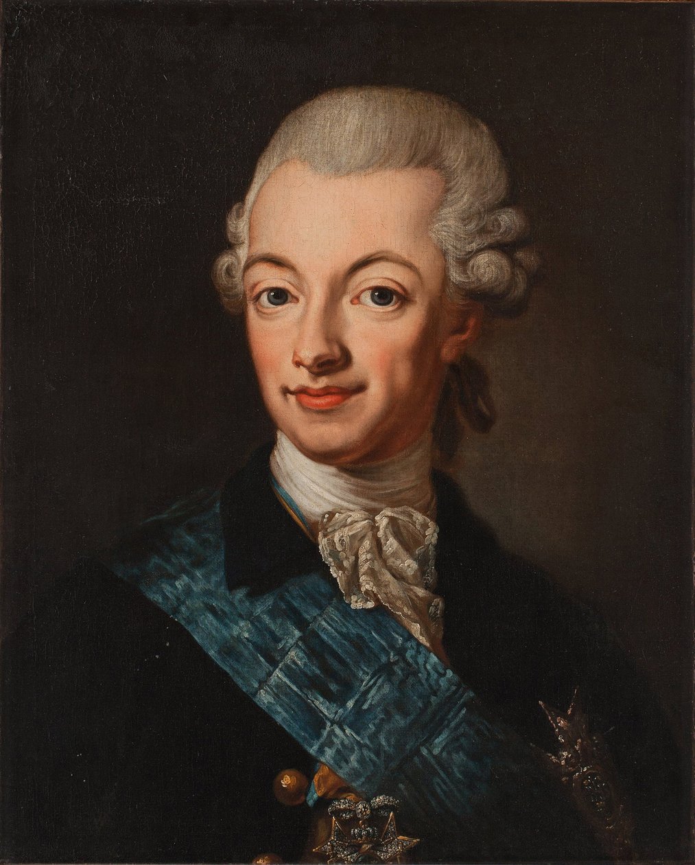 Portret Gustawa III Szwedzkiego, ok. 1930 r. 1790 autorstwa Lorenz II Pasch