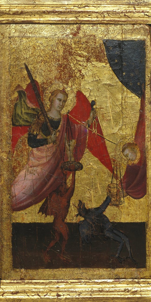 Święty Wawrzyniec wstawia się za duszą cesarza Henryka II autorstwa Lorenzo di Niccolò