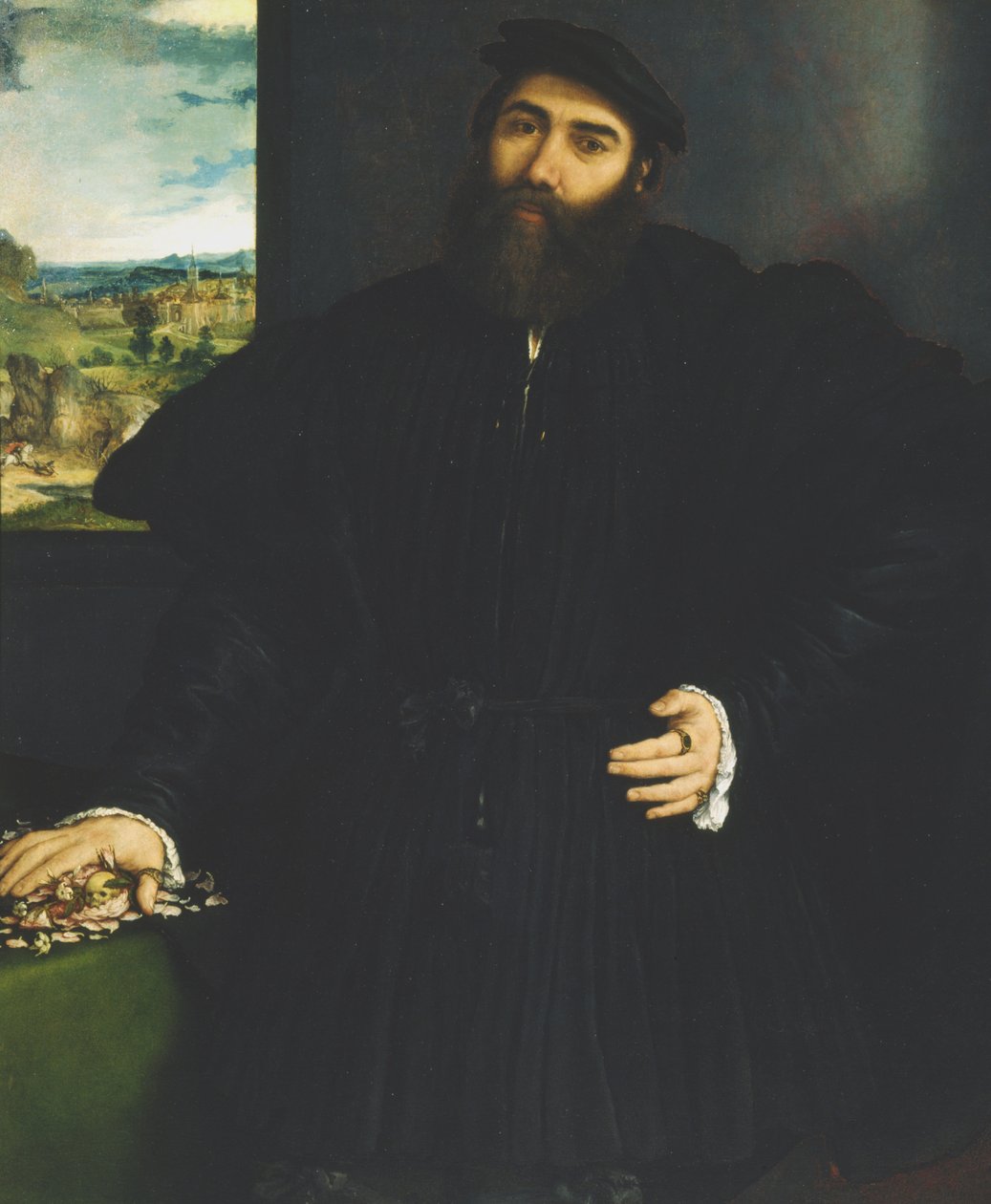 Portret dżentelmena, ok. 1530 r. autorstwa Lorenzo Lotto