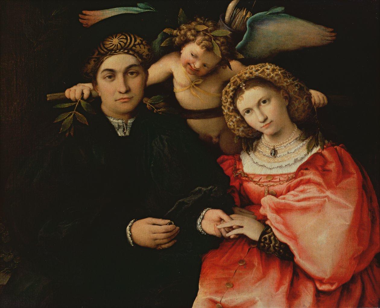 Signor Marsilio Cassotti i jego żona Faustyna, 1523 autorstwa Lorenzo Lotto