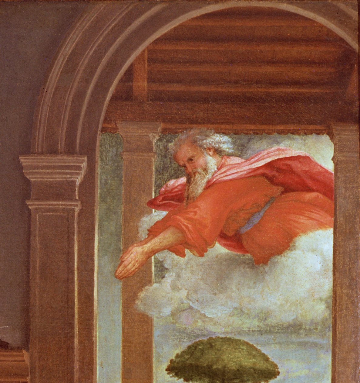 Zwiastowanie, ok. 1534-35 (szczegóły 215996) autorstwa Lorenzo Lotto