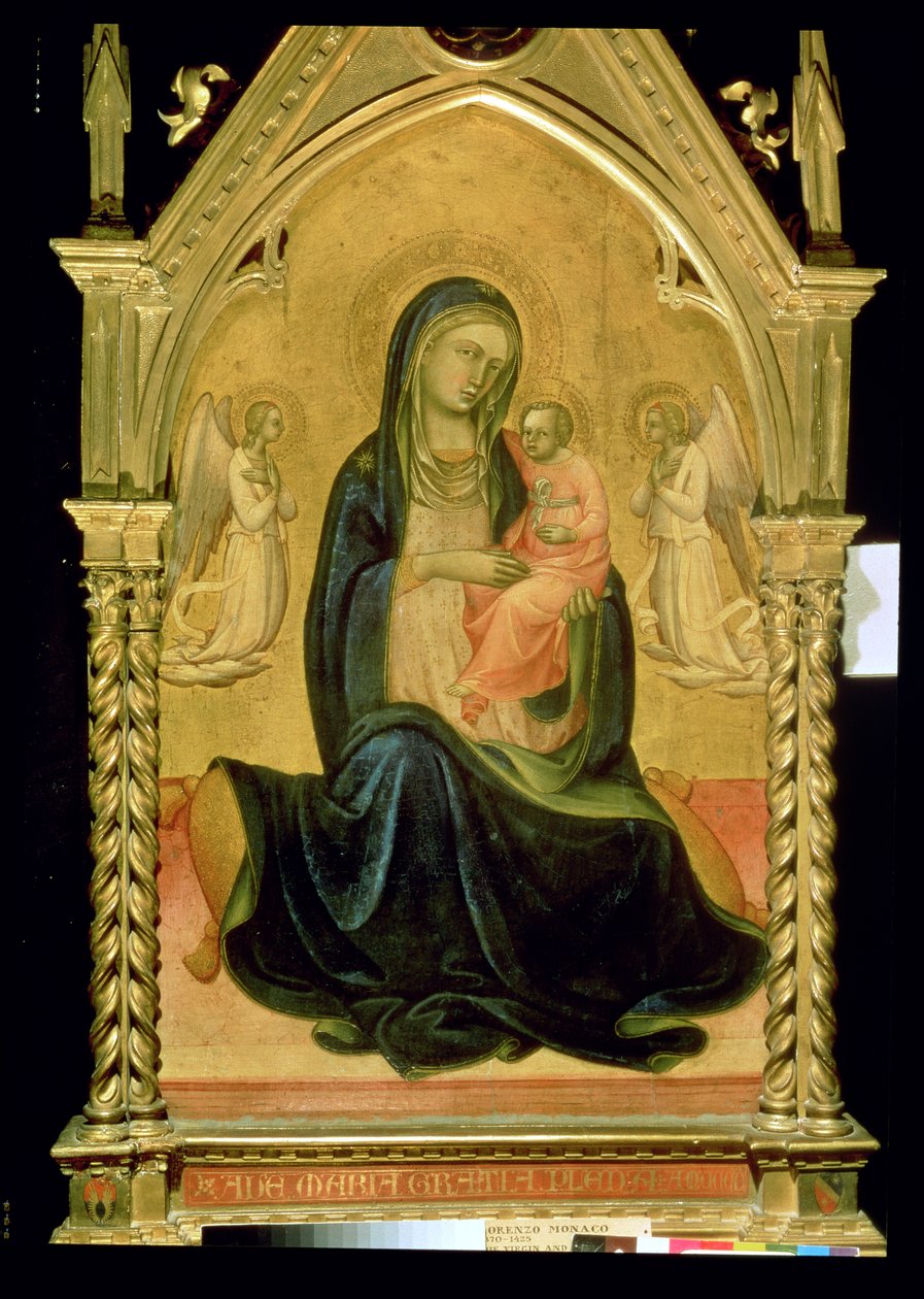 Madonna z Dzieciątkiem, 1400 autorstwa Lorenzo Monaco