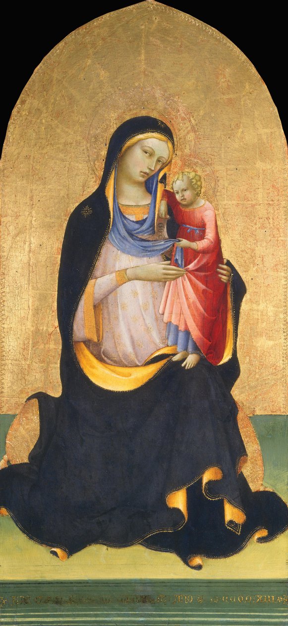 Madonna Pokory autorstwa Lorenzo Monaco