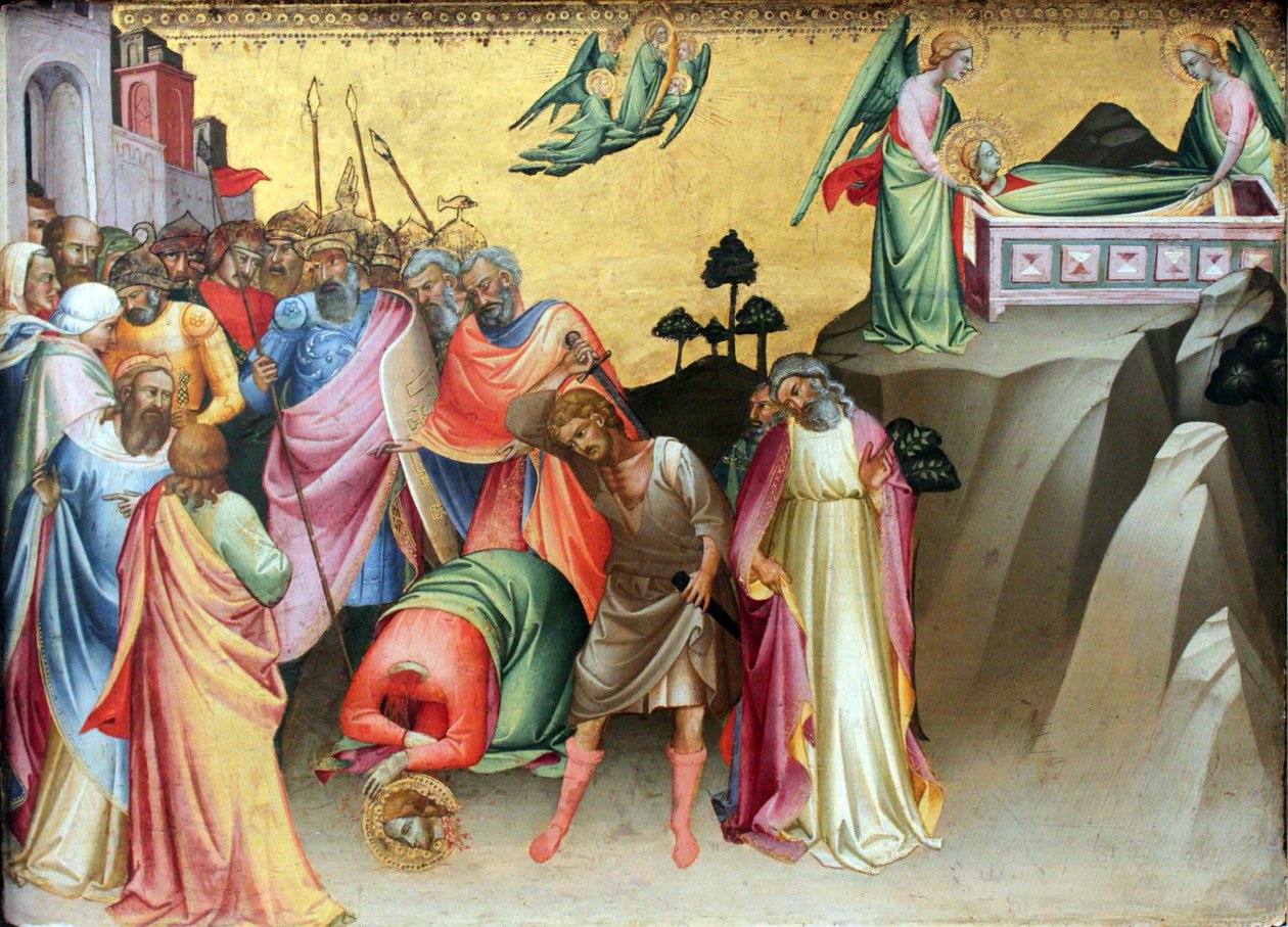 Ścięcie św. Katarzyny Aleksandryjskiej autorstwa Lorenzo Monaco