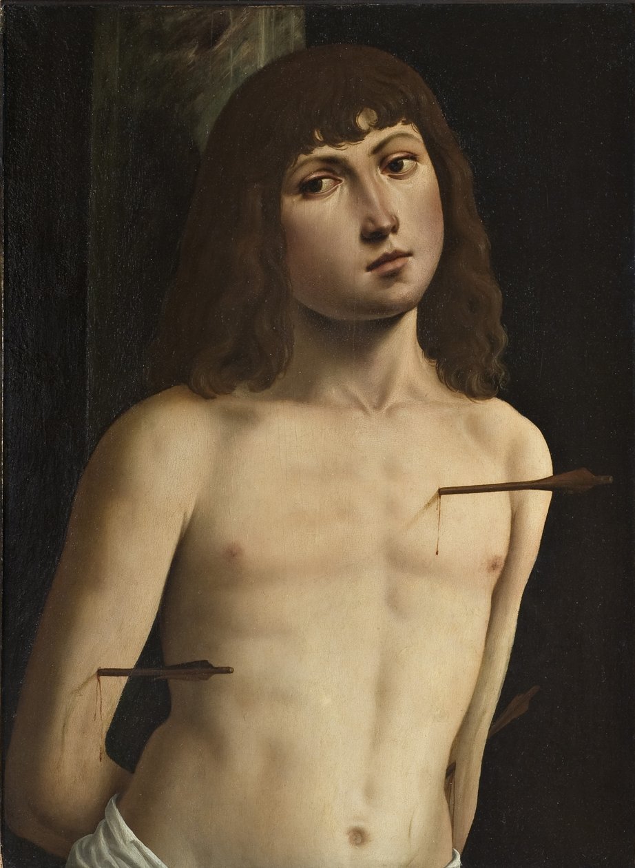 Św. Sebastian autorstwa Lorenzo Costa