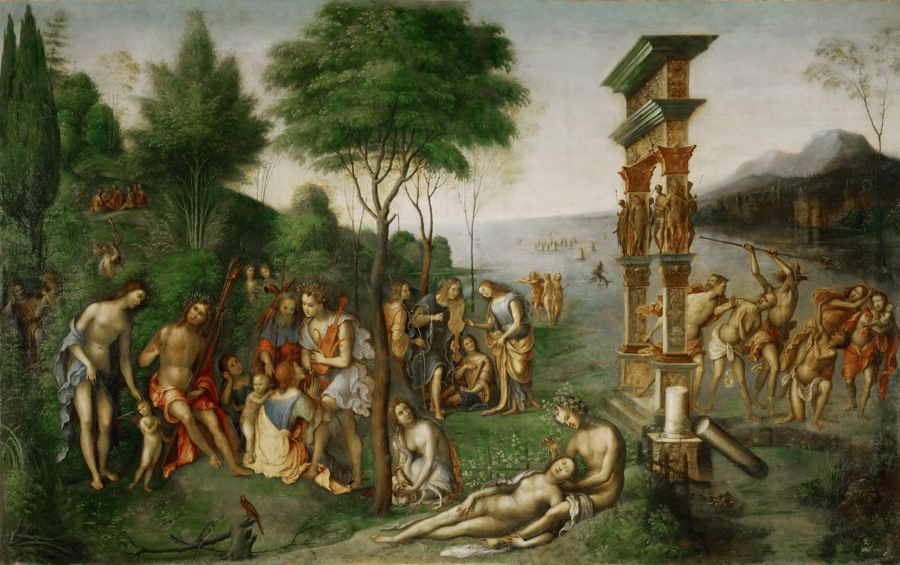 Panowanie Komusa w latach 1506-1511. autorstwa Lorenzo Costa