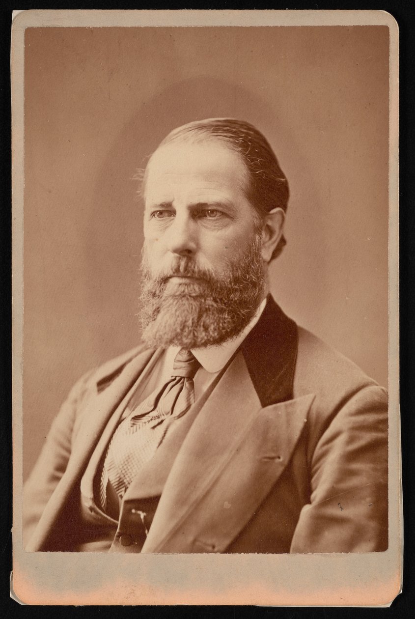 Portret Williama Haydena Angielski 1822-1896, przed 1876. autorstwa Lorenzo Dow Judkins