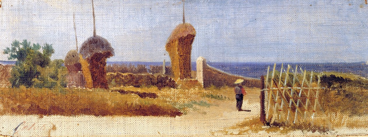 Castiglioncello, ok. 1862-63 (olej na płótnie na tekturze) autorstwa Lorenzo Gelati