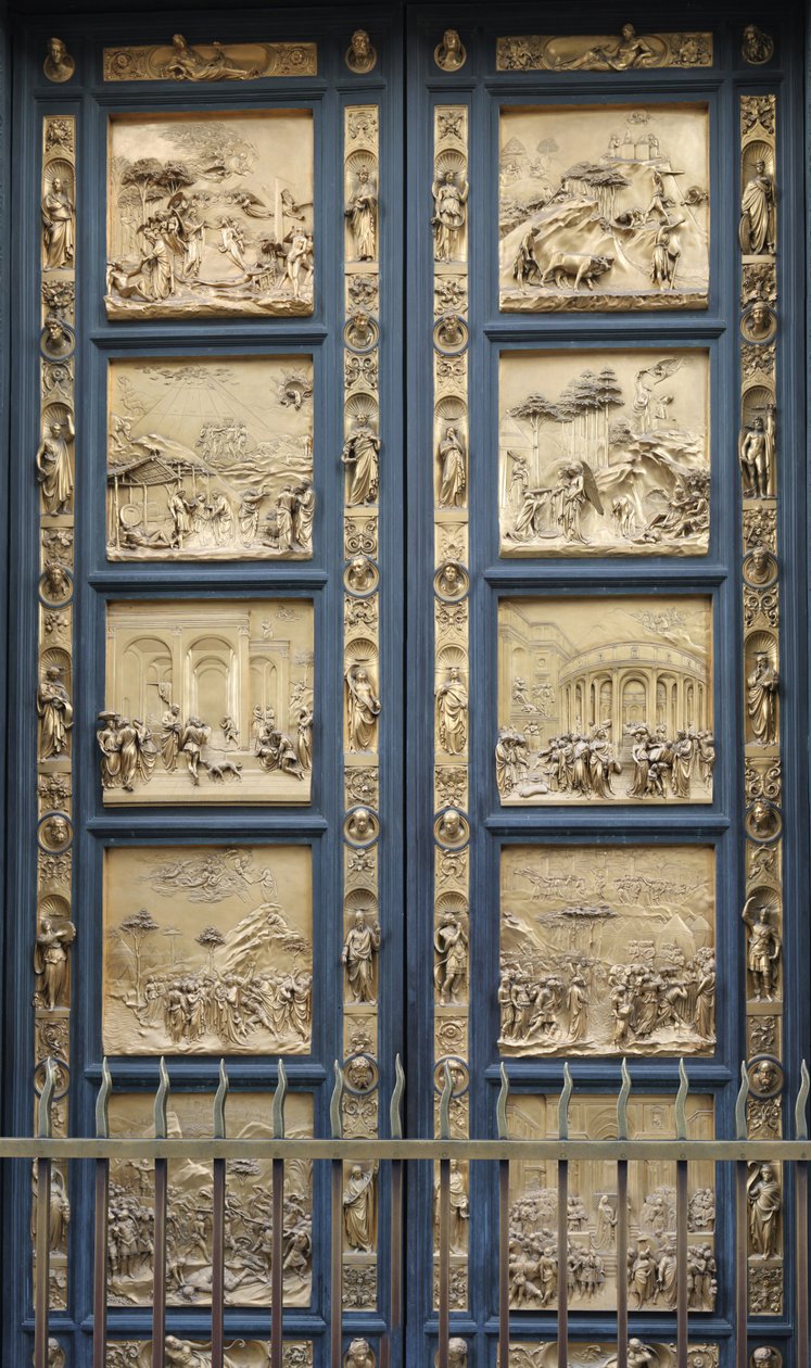 Bramy raju w kopii baptysterium we Florencji, 1425-1452 autorstwa Lorenzo Ghiberti