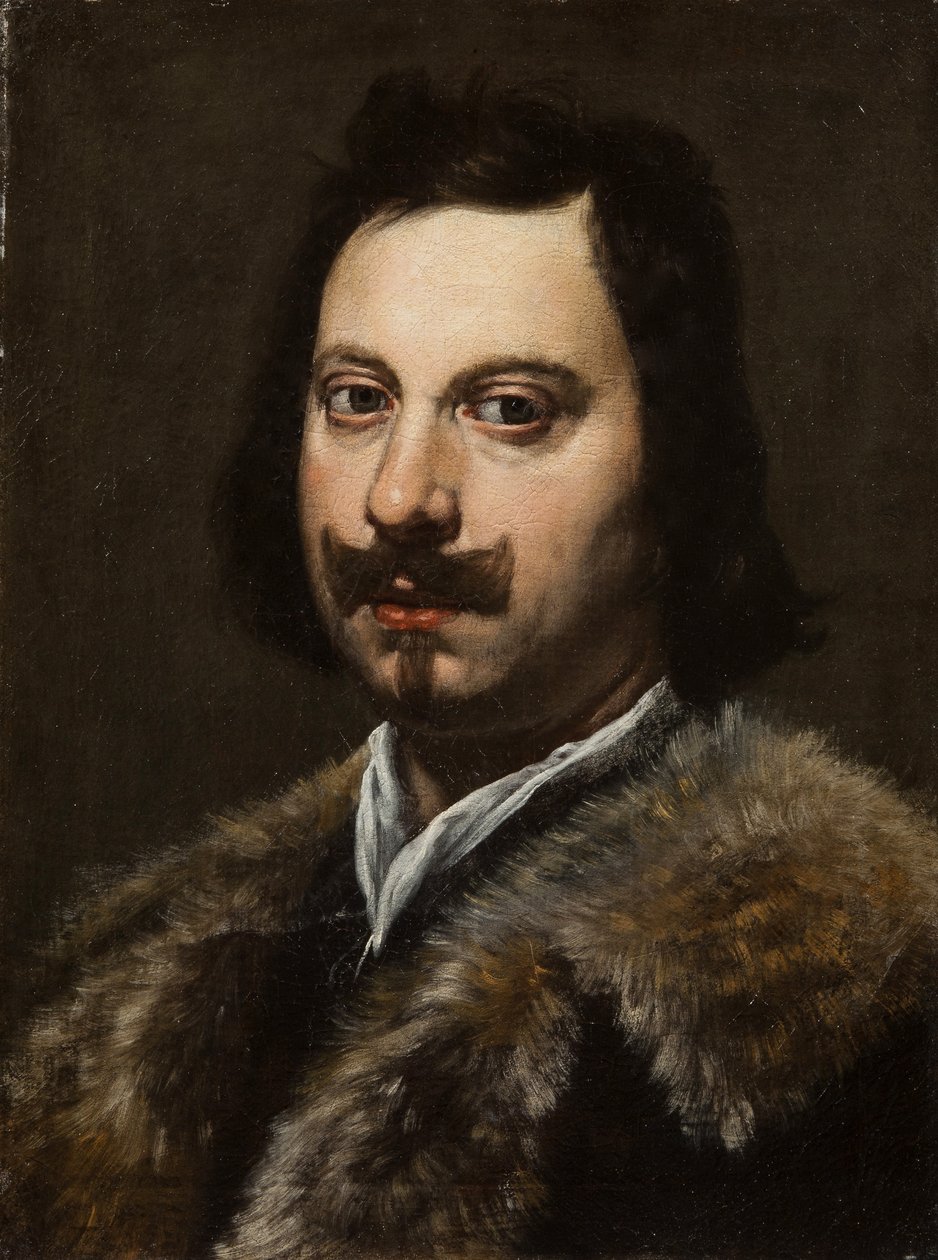 Portret Evangelisty Torricellego autorstwa Lorenzo Lippi