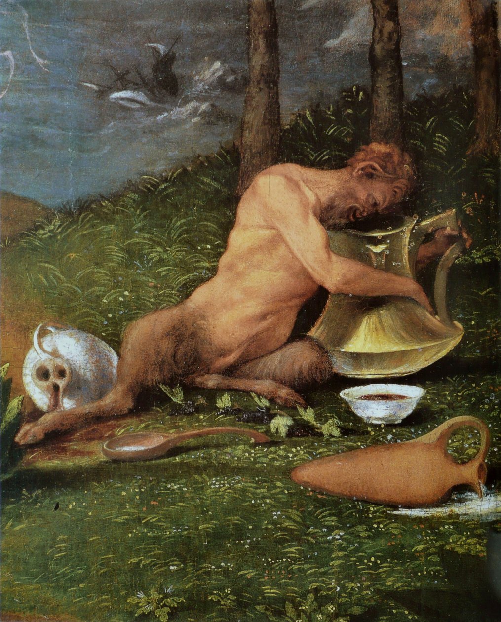 Alegoria cnoty i występku autorstwa Lorenzo Lotto