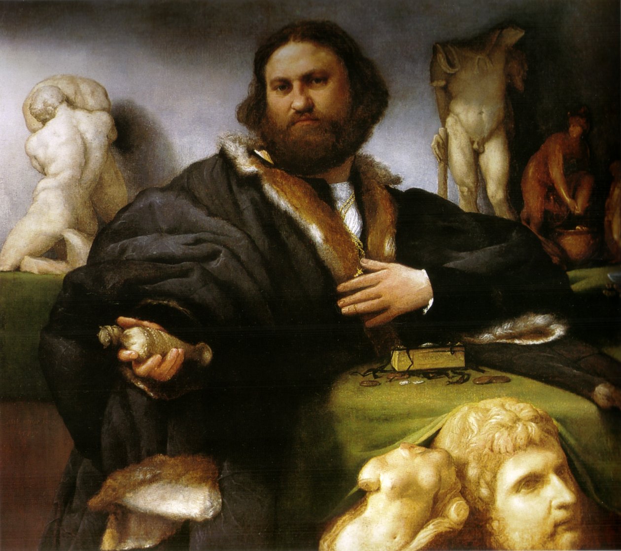 Andrea Odoni (1488-1545) autorstwa Lorenzo Lotto