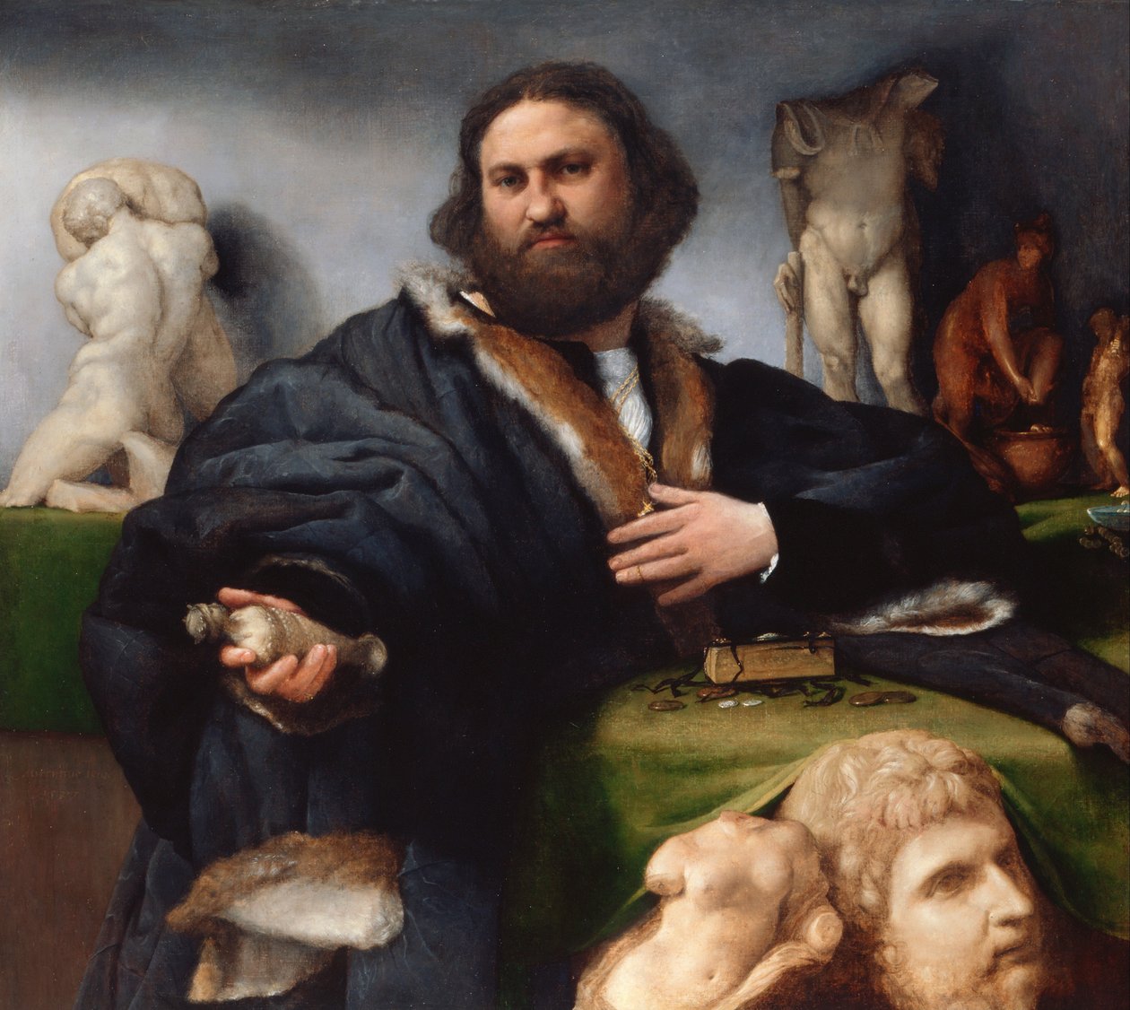 Andrea Odoni (1488-1545) autorstwa Lorenzo Lotto