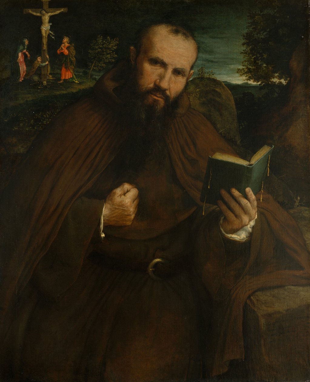 Brat Gregorio Belo z Vicenzy, 1547 autorstwa Lorenzo Lotto