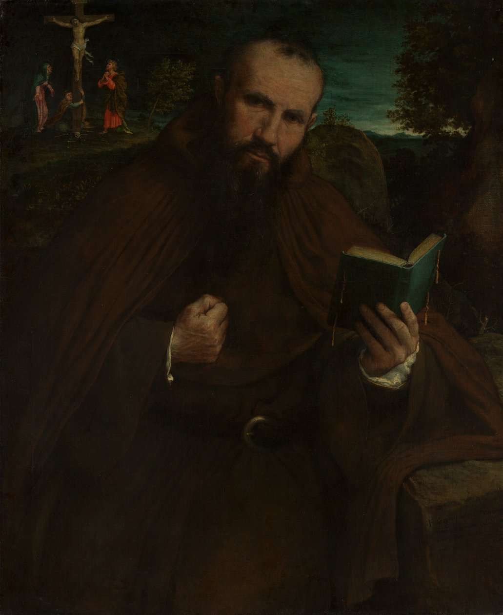 Brat Gregorio Belo z Vicenzy, 1547. autorstwa Lorenzo Lotto