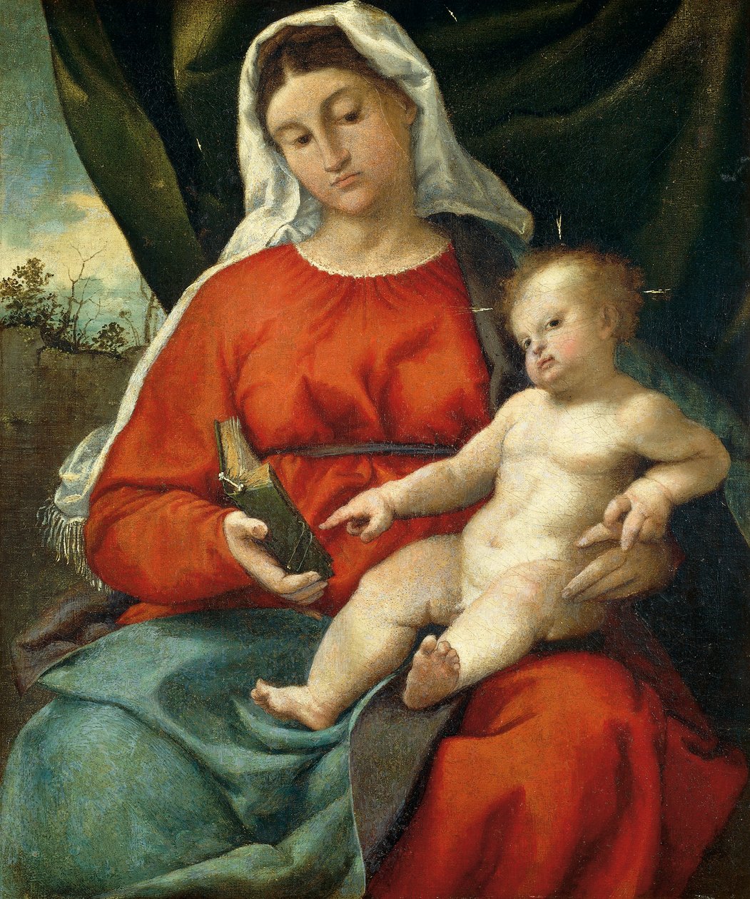 Madonna z Dzieciątkiem autorstwa Lorenzo Lotto