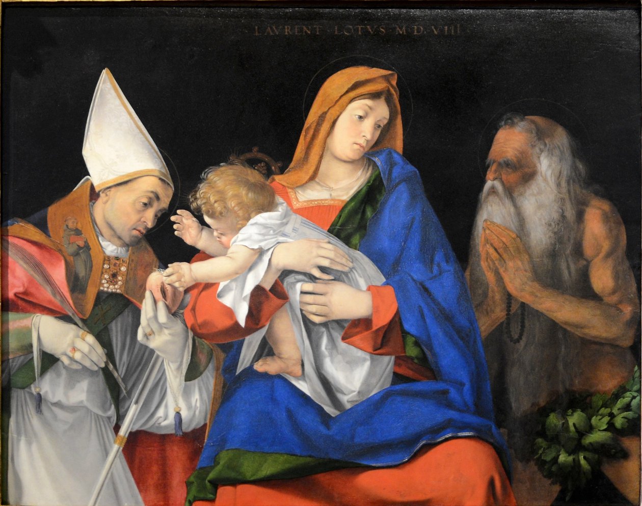 Madonna z Dzieciątkiem (Lorenzo Lotto) wrzesień 2015-1a autorstwa Lorenzo Lotto