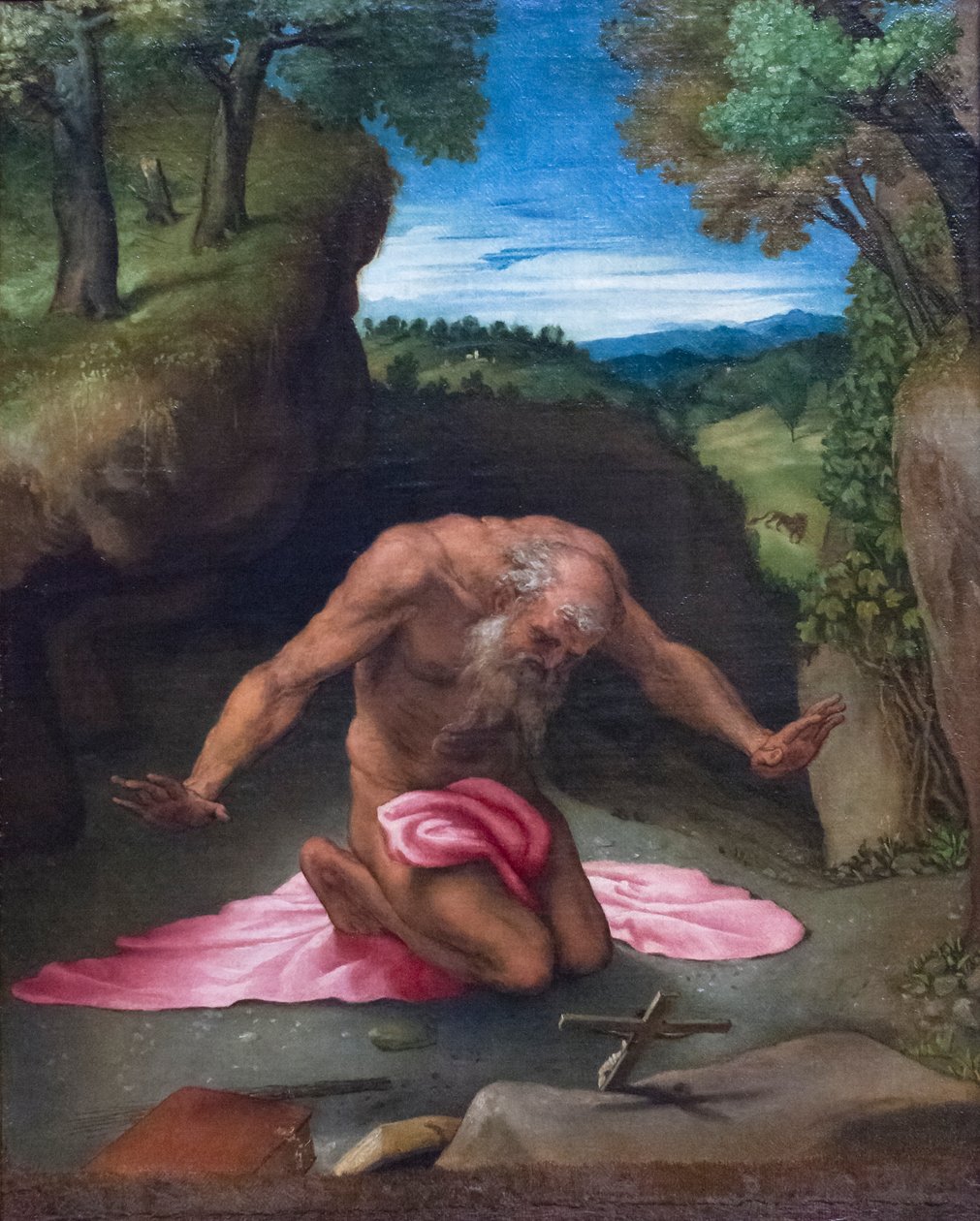Pokutujący święty Hieronim autorstwa Lorenzo Lotto