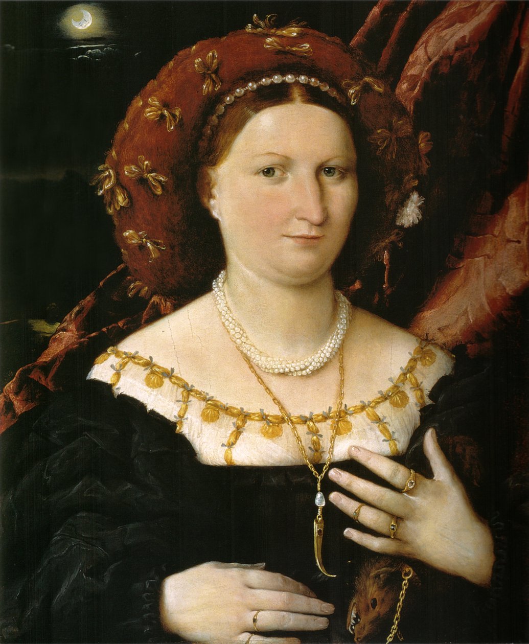 Portret Luciny Brembati autorstwa Lorenzo Lotto