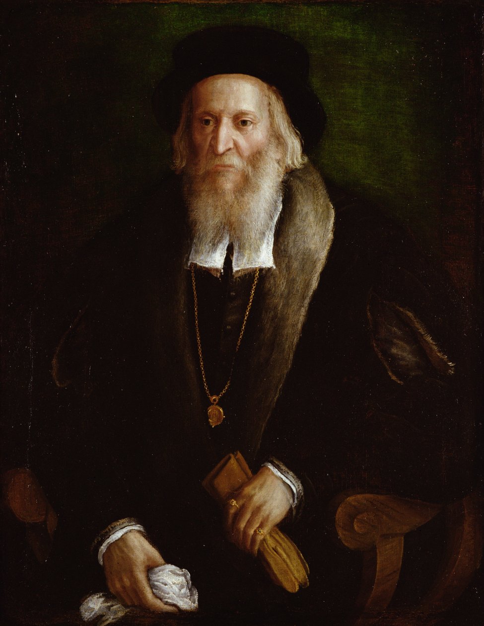Portret dżentelmena, podobno Sebastian Cabot (ok.1475-1557) autorstwa Lorenzo Lotto