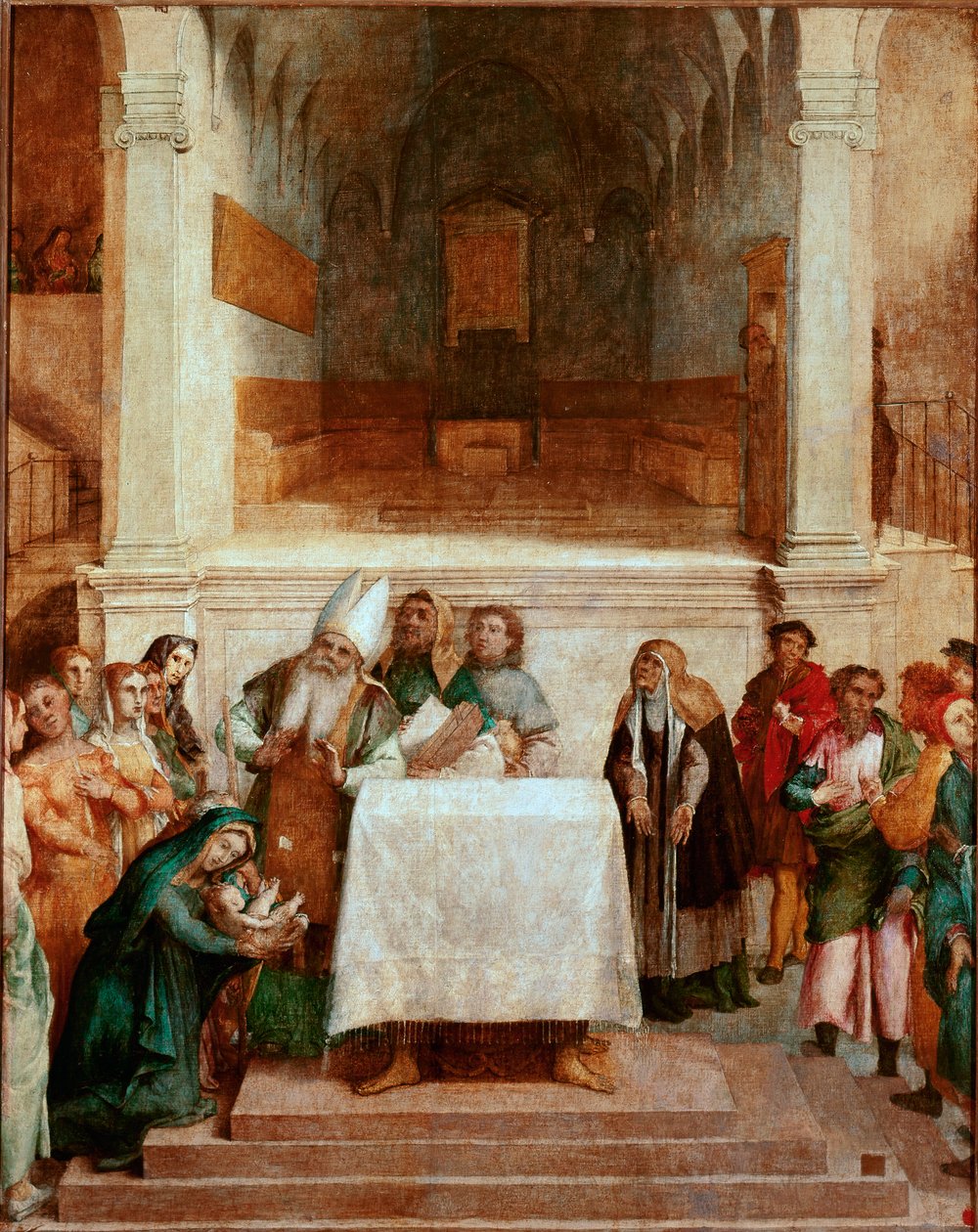 Prezentacja w świątyni Obraz Lorenzo Lotto (ok. 1480-1556) 1554-1556 Wym.170x157 cm Loreto, Pałac Apostolski autorstwa Lorenzo Lotto