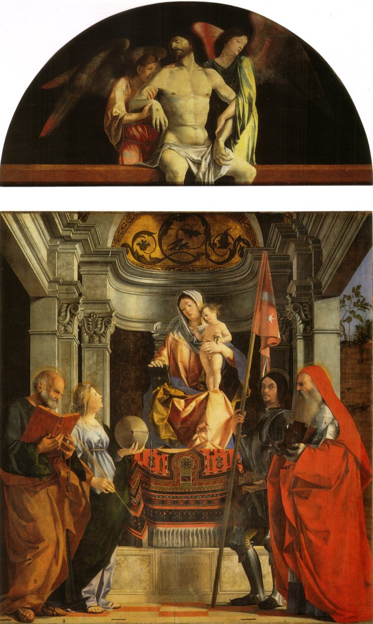 Ołtarz Santa Cristina al Tiverone autorstwa Lorenzo Lotto