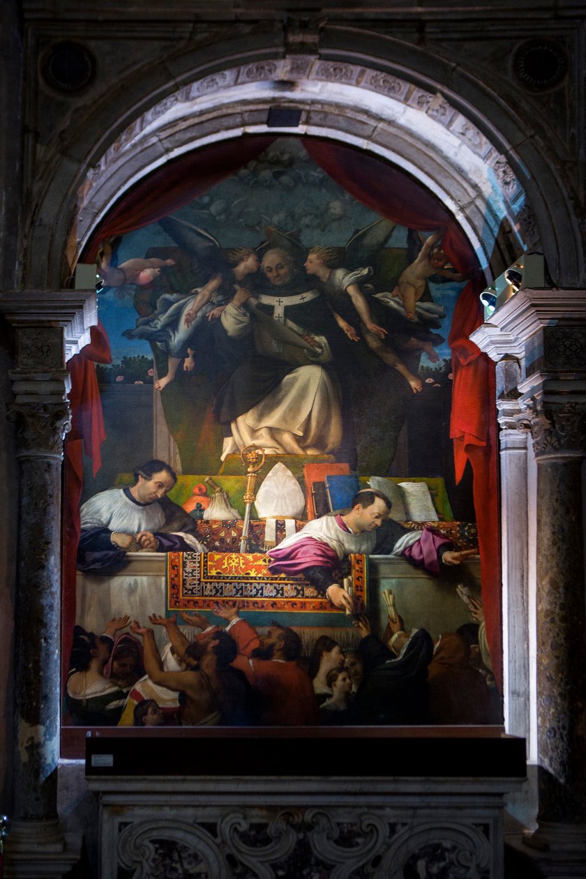 Darowizna św. Antonina autorstwa Lorenzo Lotto