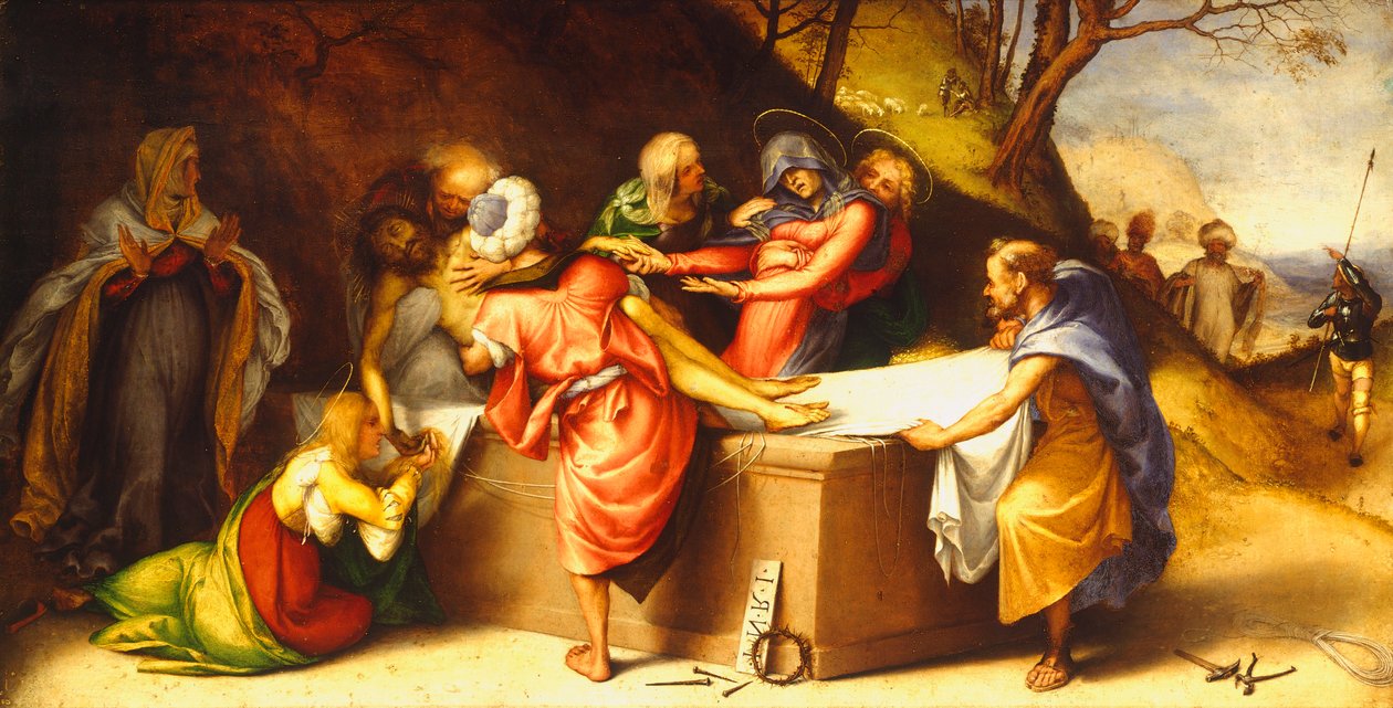 Złożenie do grobu Chrystusa autorstwa Lorenzo Lotto