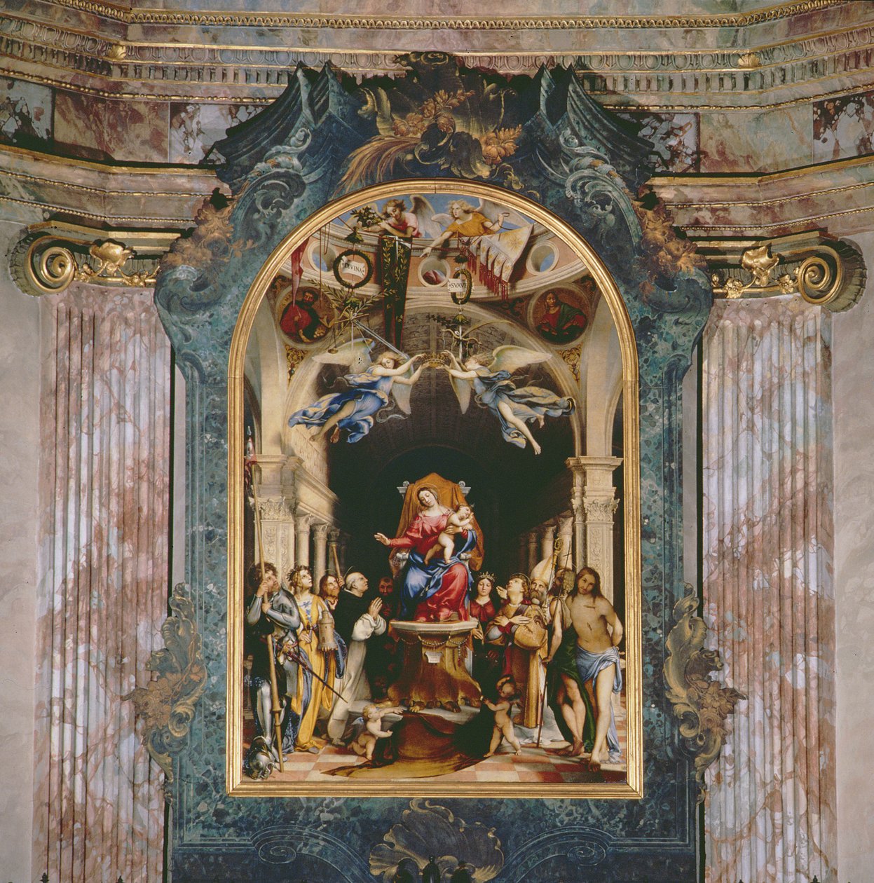 Ołtarz Martinengo, 1513-16 autorstwa Lorenzo Lotto