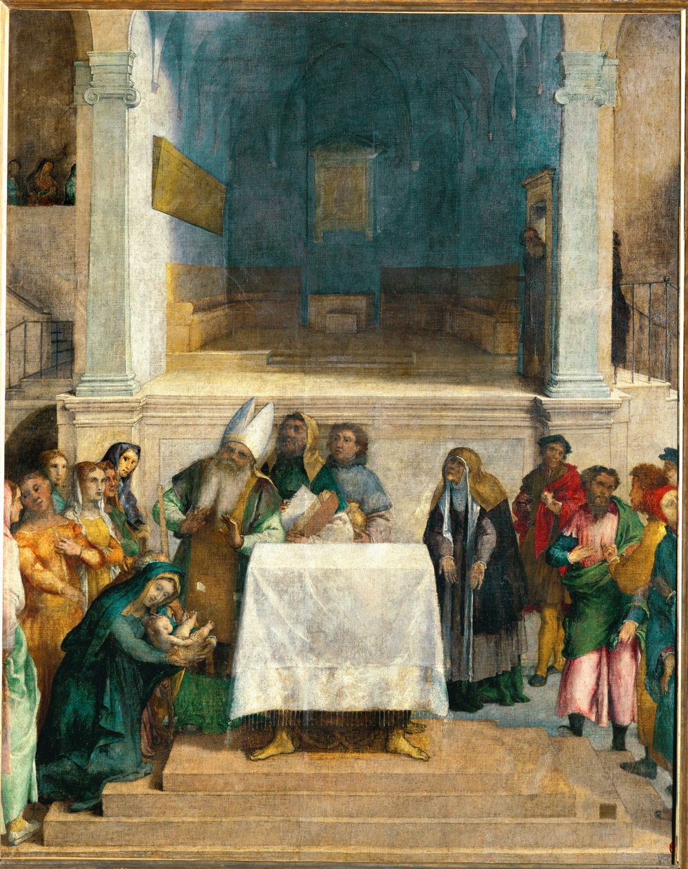 Prezentacja w świątyni autorstwa Lorenzo Lotto