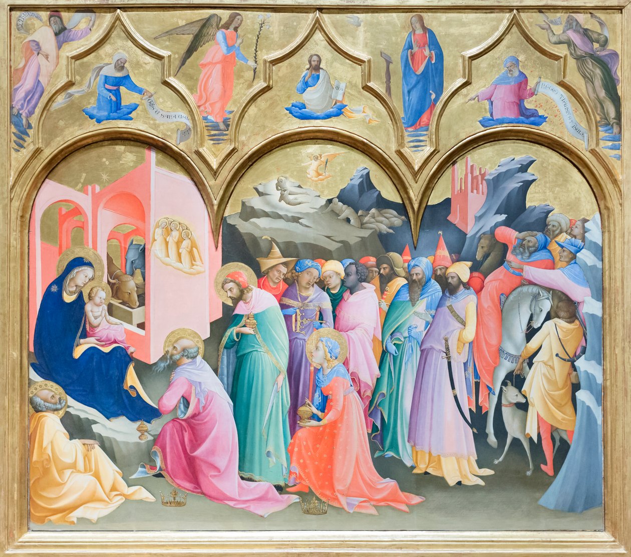 Pokłon Mędrców autorstwa Lorenzo Monaco