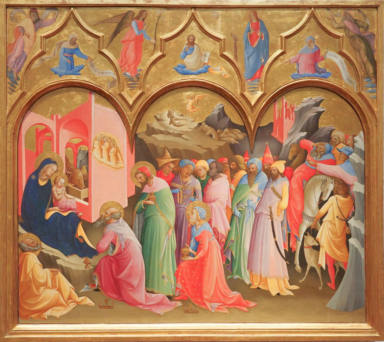 Adoracja Trzech Króli autorstwa Lorenzo Monaco