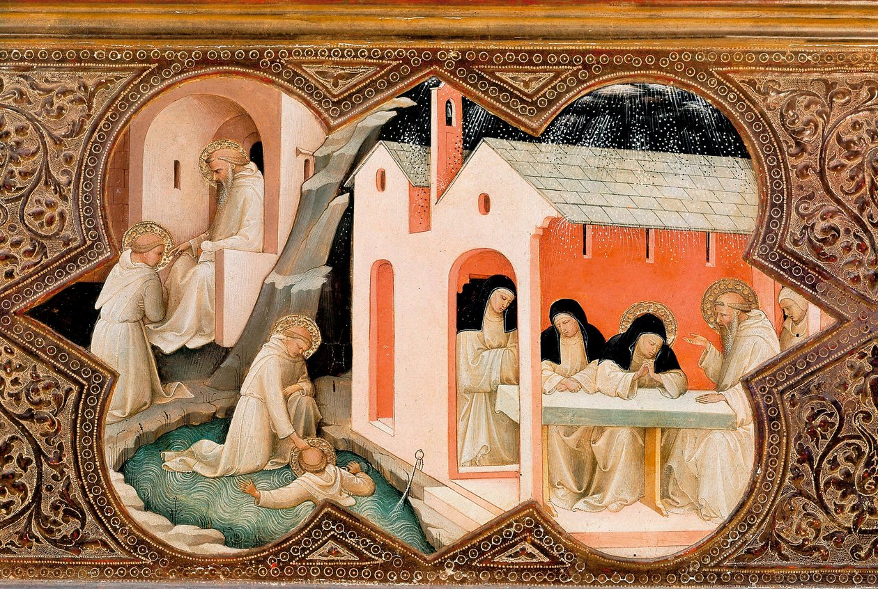 Ołtarz Koronacji Marii Panny autorstwa Lorenzo Monaco