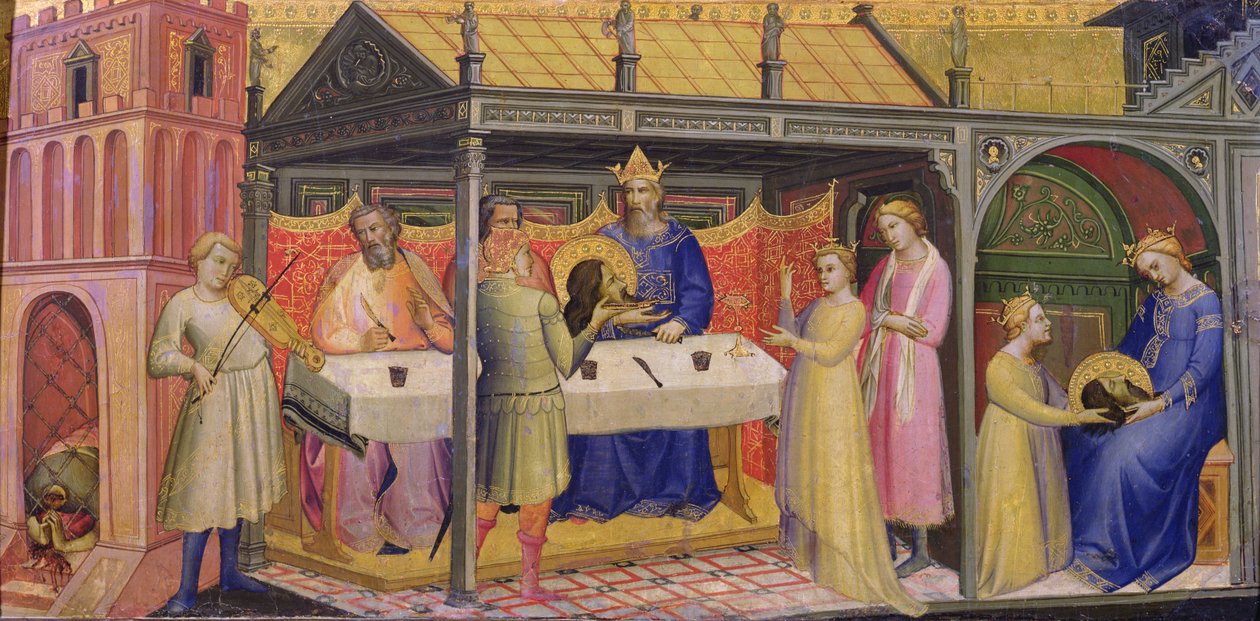 Uczta Heroda autorstwa Lorenzo Monaco