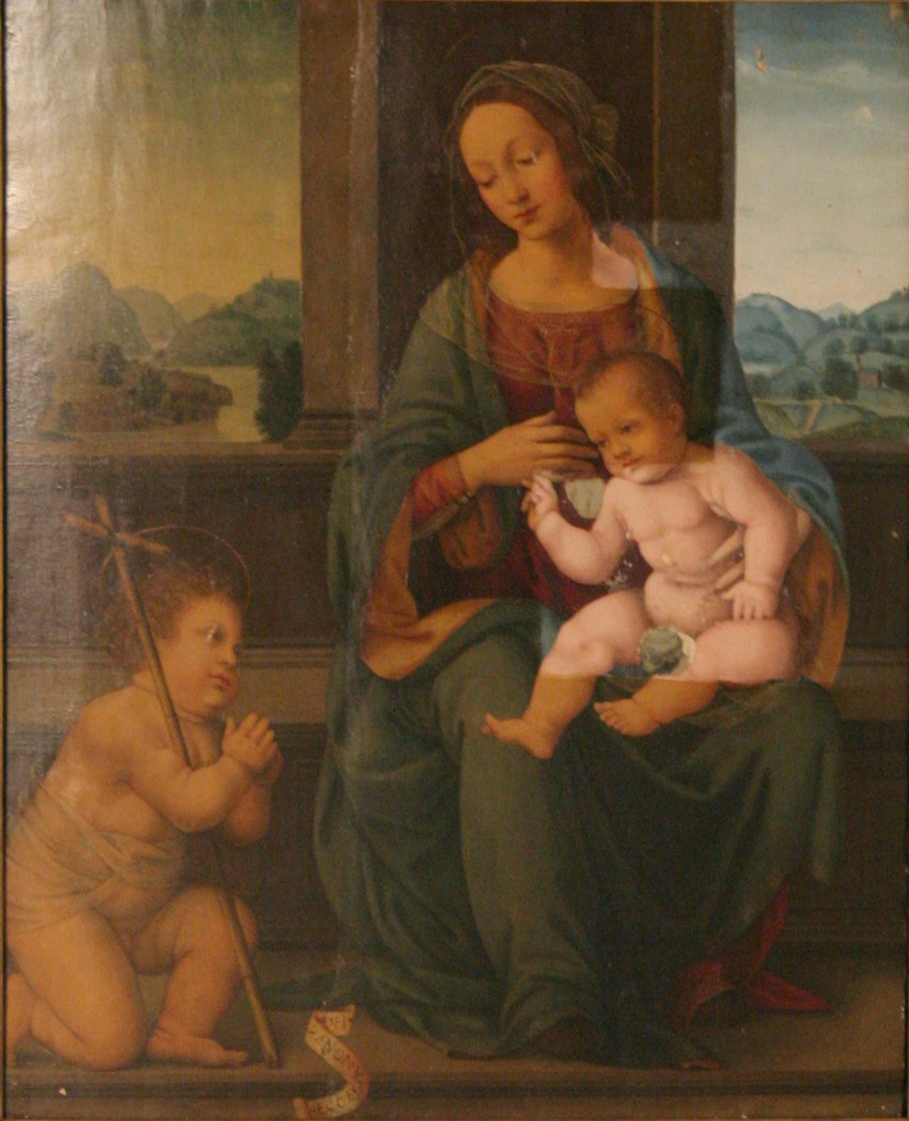 Madonna z Dzieciątkiem i małym świętym Janem Chrzcicielem autorstwa Lorenzo di Credi