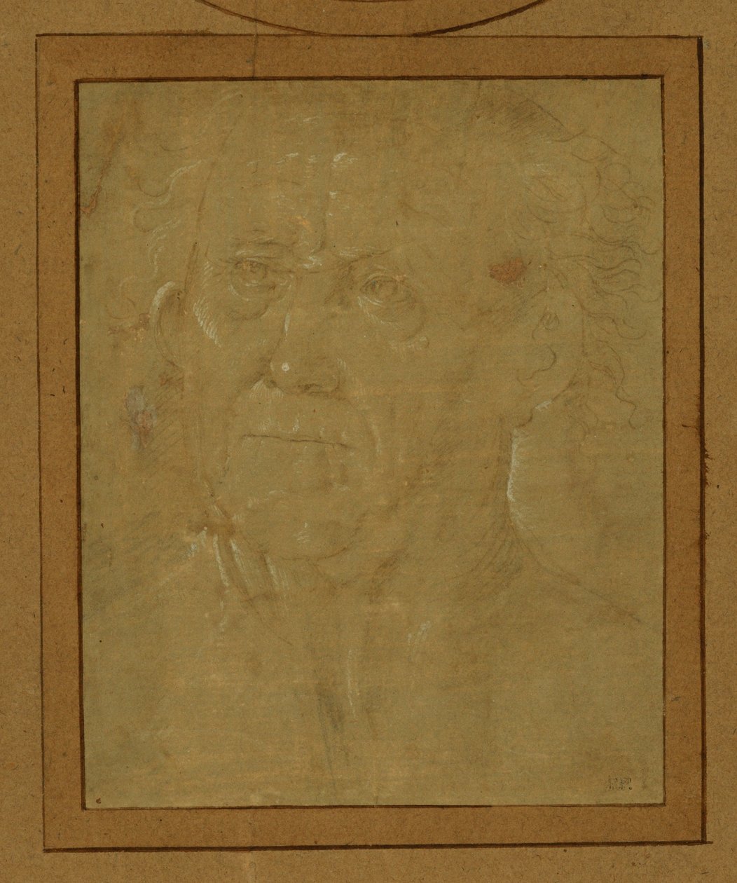 Portret starszego mężczyzny ... autorstwa Lorenzo di Credi