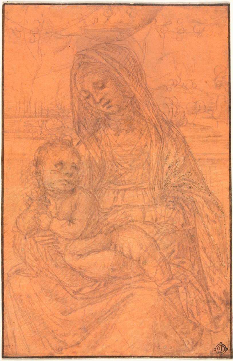 Dziewica z Dzieciątkiem, c. 1510. autorstwa Lorenzo di Credi