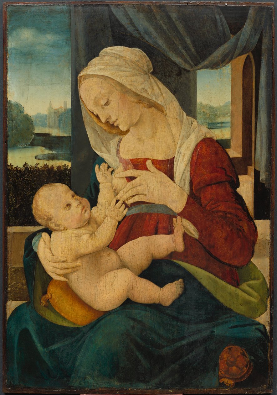 Dziewica i Dzieciątko autorstwa Lorenzo di Credi