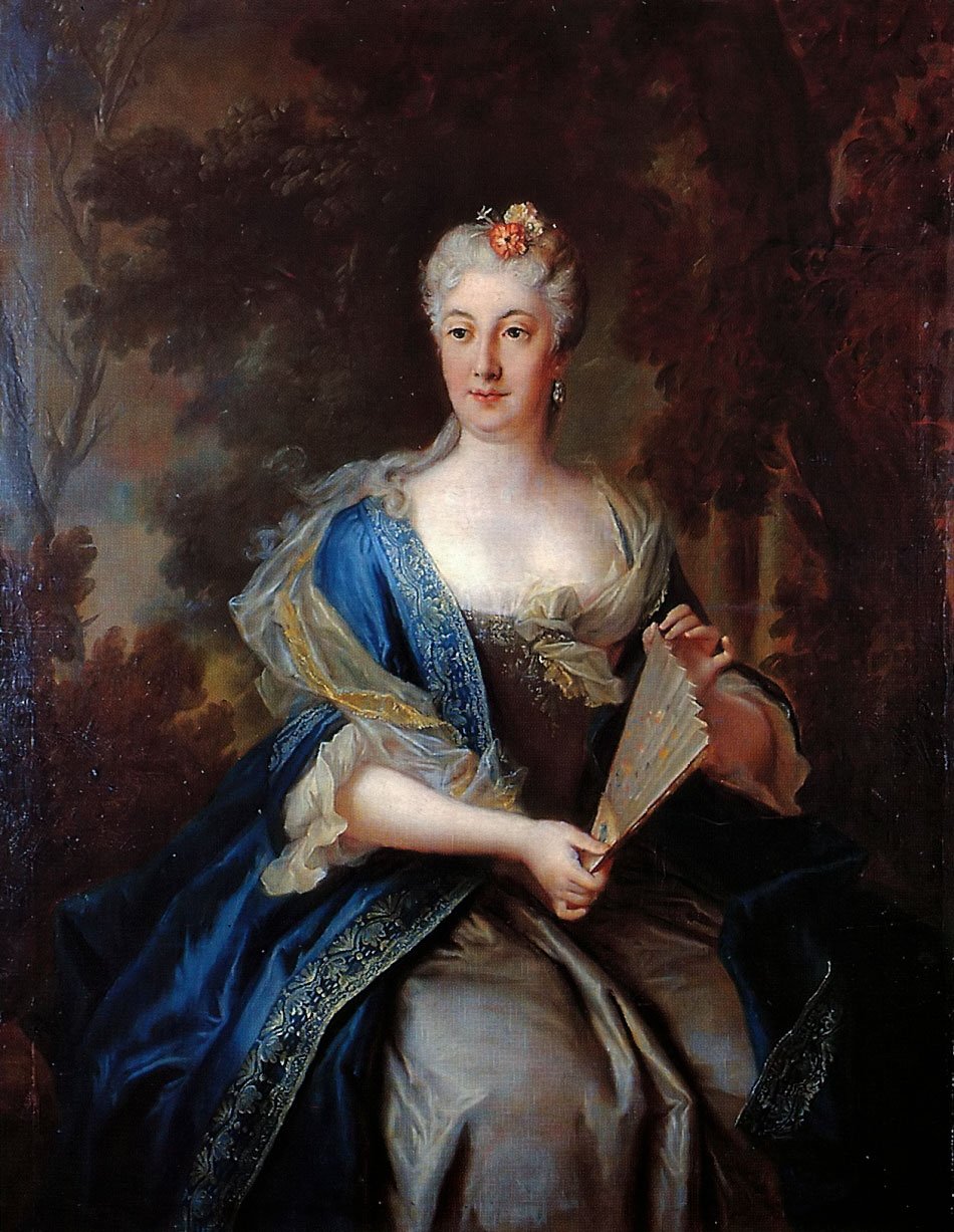 Portrait of katarzyna Barbara Radziwitt autorstwa Louis de Silvestre
