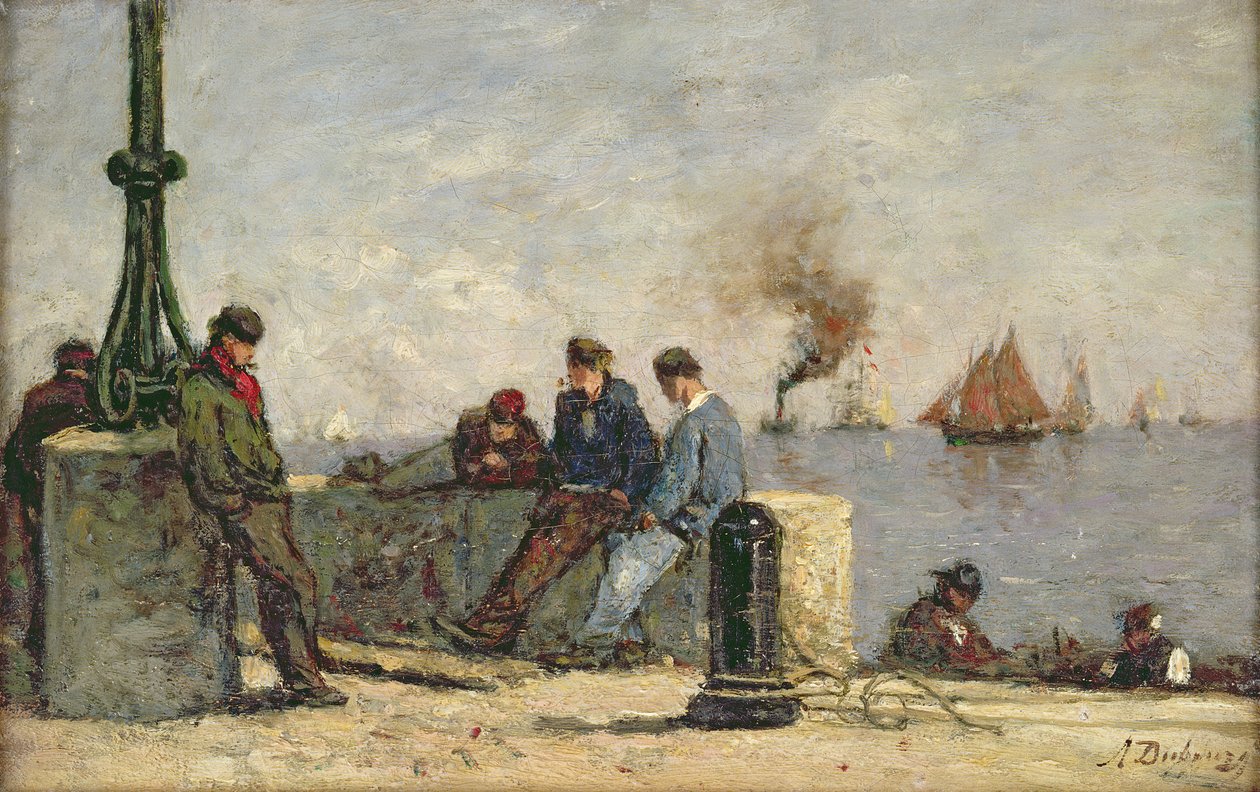 Żeglarze autorstwa Louis Alexandre Dubourg