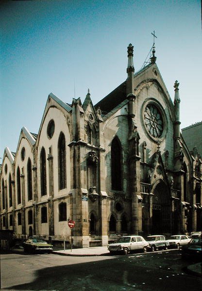 Kościół św. Eugeniusza zbudowany w 1855 r. autorstwa Louis Auguste Boileau