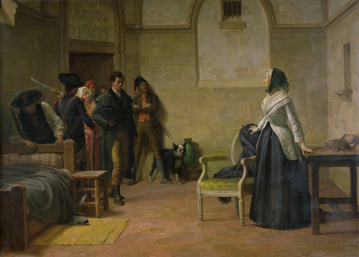 Ostatni poranek Marii Antoniny (1755-93) autorstwa Louis Baader
