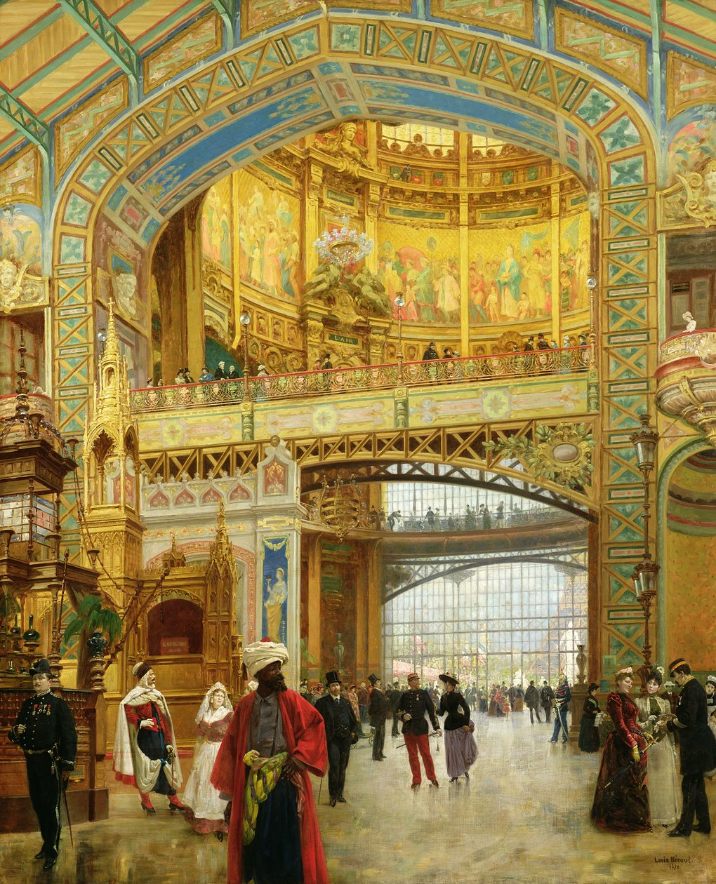 Kopuła Centralna Wystawy Powszechnej z 1889 r. autorstwa Louis Beroud
